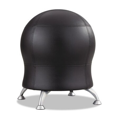 Safco Safco, ZENERGY BALL CHAIR, BLACK SEAT/BLACK BACK, SILVER BASE 4751BV